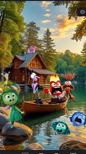 A Calm Cabin Trip… Until Emotions Explode | Inside Out 2 #insideout2