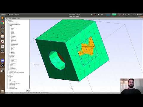 Constructive solid geometry and simple tetrahedral meshing in gmsh