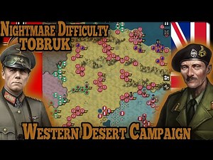 TOBRUK NIGHTMARE WESTERN DESERT CAMPAIGN! F2P German & Italian Generals Only