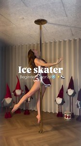 26K views · 637 reactions | Beginner Tutorial time: Ice Skater❄️ REPOST: @_annehl.poledance | Lunalae | Facebook