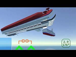 Cruise Ship VS Cruise Ship - Ship Mooring 3D