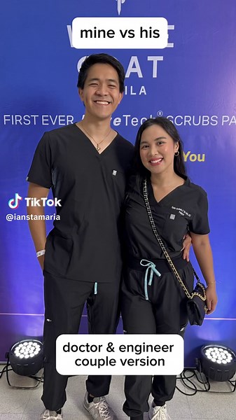 doing our take on the couple version of his and hers This time, med and non med relationship 🤍💖 How about you? What are the differences in your relationship? 😃💖 #doctor #engineer #couples #medicine #surgeon #womeninmedicine #medstudent #premedstudent #student #couples #couplegoals #fyp #med #foryou
