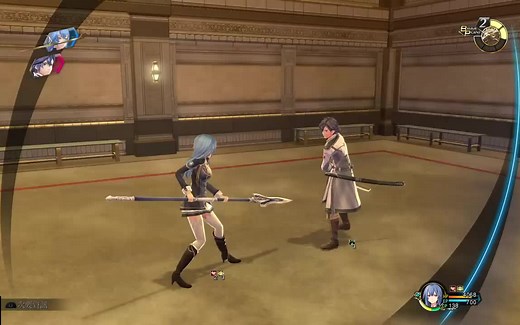 闪之轨迹3第三章战斗，一周目噩梦难度，支线任务洁西卡VS黎恩