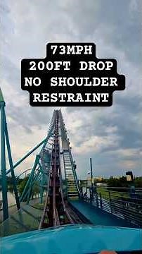 Mako Roller Coaster POV | SeaWorld Orlando’s Fastest Ride (73 MPH Drop!)