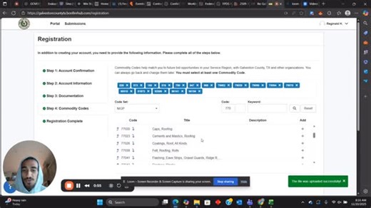 Collin Rison on Instagram: "GovCon tips incoming! Learn the ins and outs of setting up and choosing commodity codes in Bonfire. Content drops soon! #govcon #governmentcontracting . DM for more info on getting your business GovCon ready"