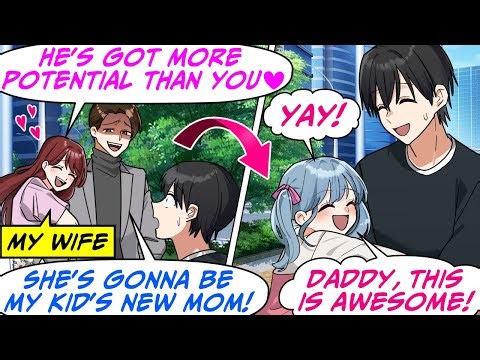 My Wife Cheated on Me with a Young Single Dad! But Then, My Daughter…[RomCom Manga Dub]