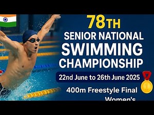 400m Freestyle Women's Final – 78th Senior National Swimming Championship 2025