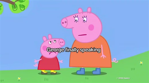 George Pig's Heartwarming First Words Revealed