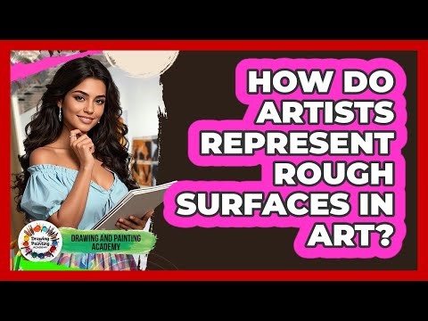 How Do Artists Represent Rough Surfaces In Art?