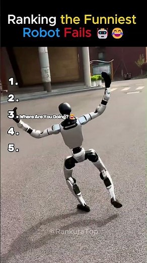 Ranking the Funniest Robot Fails 🤖😂 #funny #robot