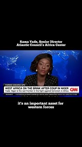 On CNN: Rama Yade, Senior Director, Atlantic Council's Africa Center. #CNN #RamaYade #AtlanticCouncil #AfricaCenter #Niger | French Embassy in the U.S.