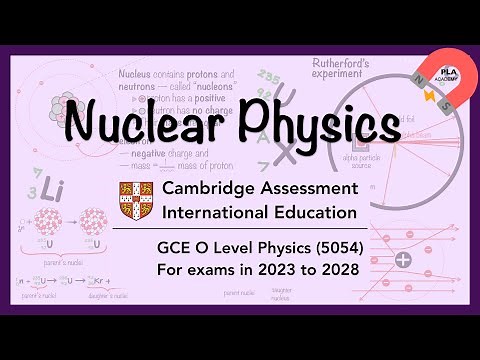 O Level Physics 5054 Unit 5 Nuclear Physics #o_level_physics