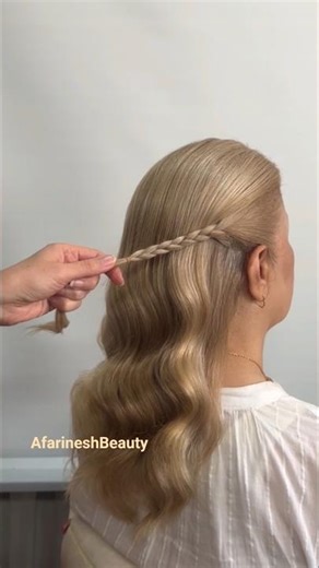 Half Braid, Half Sleek 😍 The Easiest Chic Hairstyle Ever!