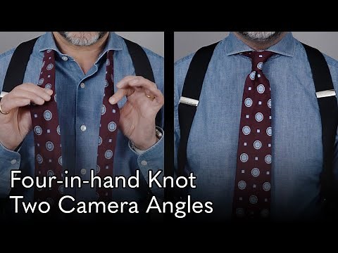 Four-in-hand Knot - Learn How To Perfect Your Technique