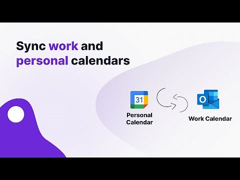 How To Sync Work and Personal Calendars | OneCal