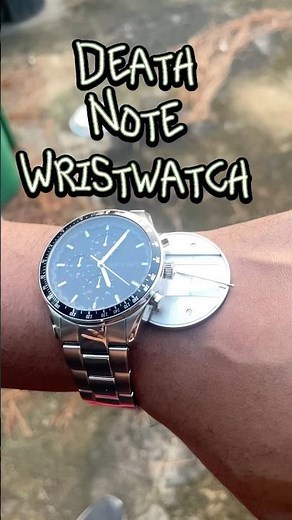 Death note 📓 inside a wrist watch ⌚️