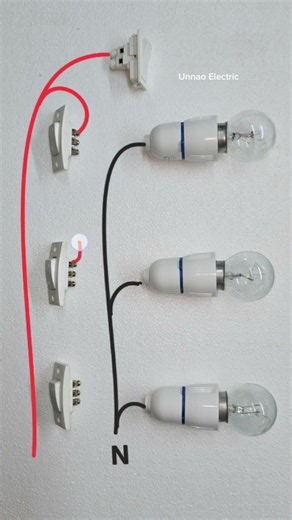 Two Way Switch Wiring Diagram 📌 #unnaoelectric #electrical #electrician #diy #electric