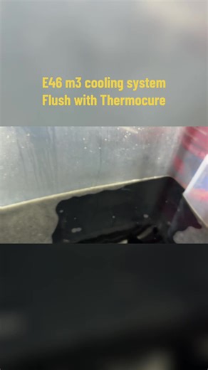 Flushed out the rust with Thermocure, 10 rounds of distilled water to flush out iron phosphate, still some left but next time. Smelled horrible while the stuff was in there for a few days #e46m3 #bmwmotorsport #bmw #diy