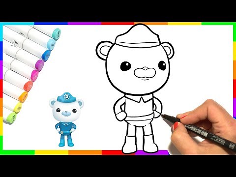 How To Draw Octonauts | The Captain Barnacles