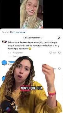 Video of Loreto Peralta singing her "boyfriend's" song #loretoperalta #pacoamoroso #fresa #queoso