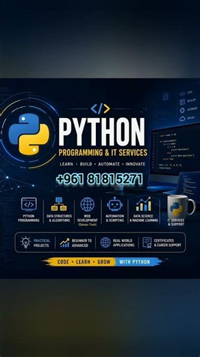 🚀 Python Programming & IT Services #cybersecurity #ethicalhacking