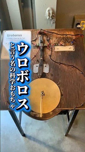 ウロボロス!電流の方向とモーターの回転方向！ #モーター #電流 #エクスプロラトリアム #科学館へ行こう