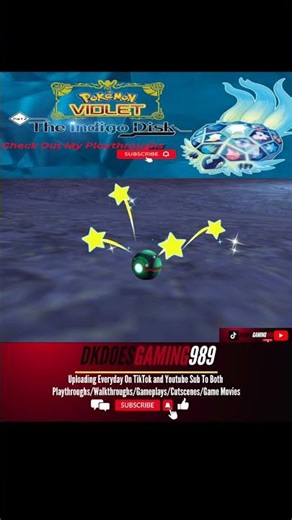 Catching Minun Pokémon Violet The Indigo Disk DLC #short #shorts #shortsvideo #shortsviral #shorts