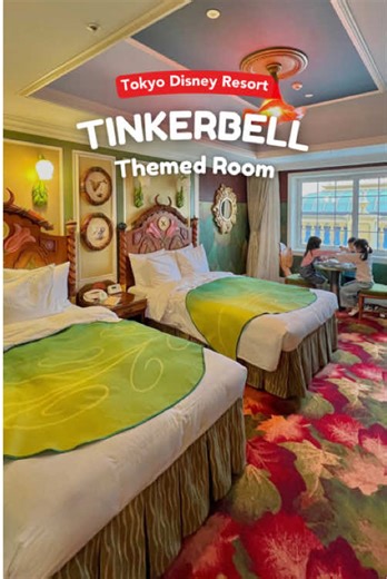 Explore the Tinkerbell Themed Room at Tokyo Disney Resort