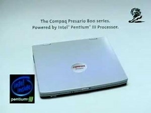 Compaq presario notebook computer commercial (2000)