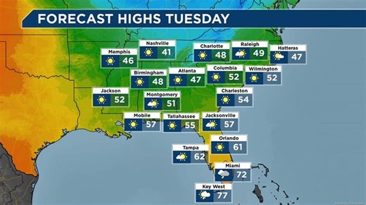 Your weather forecast: Southeast Region | Haystack News