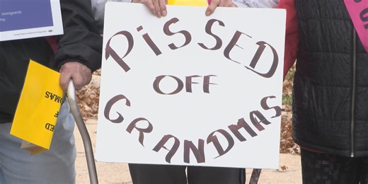 ‘Concentration camp on Nebraska soil’: protesting grandmas speak out against ICE facility
