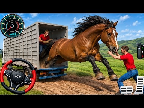 Animal Cargo Truck Simulator 3D - Village to City Animal Transport - Android Gameplay