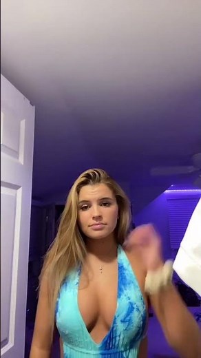 Dancing to Music Wearing a Stylish Halter Top#dance #haltertops #casualstyle