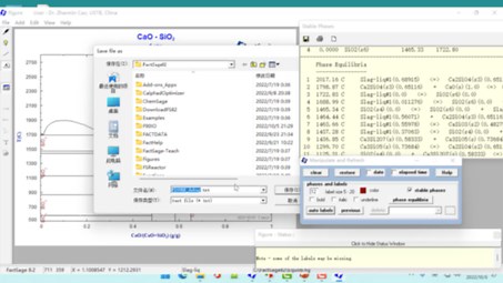 FactSage 二元系相图模块使用