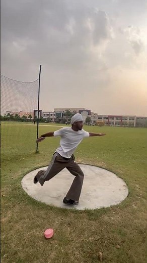 Discus throw skills drills technique athleticism’s CRDAV sports academy ellenabad