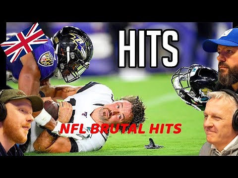 NFL 'BRUTAL' Hits REACTION!! | OFFICE BLOKES REACT!!