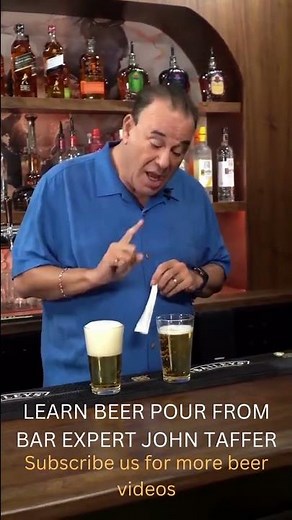 LEARN BEER POUR FROM BAR EXPERT - JON TAFFER