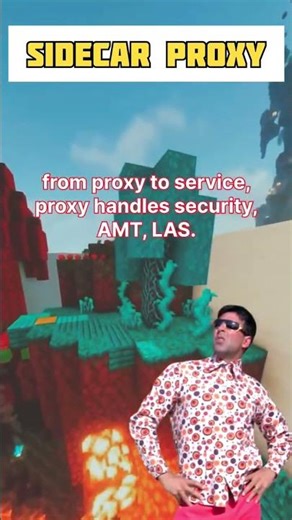 🖥️ Sidecar Proxy Explained — The Bodyguard of Microservices 🔐#shorts #viral #trending #aws #coding