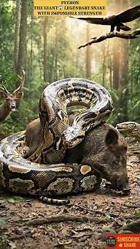 THE GIANT SNAKE😱 PYTHON WITH IMPOSSIBLE STRENGTH #shorts #snake #python
