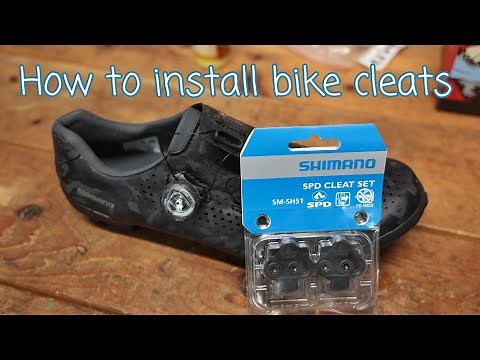 How to Install Bike Shoe Cleats
