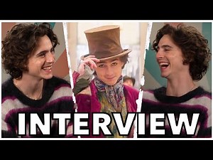 Timothée Chalamet Cracks Up During Hilarious WONKA Interview