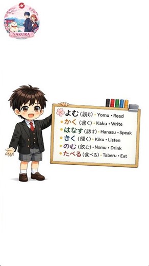 Eat in Japanese 🇯🇵 | たべる | JLPT N5 | Japanese Verb You Must Know! “Daily Japanese #1” #jlptn5