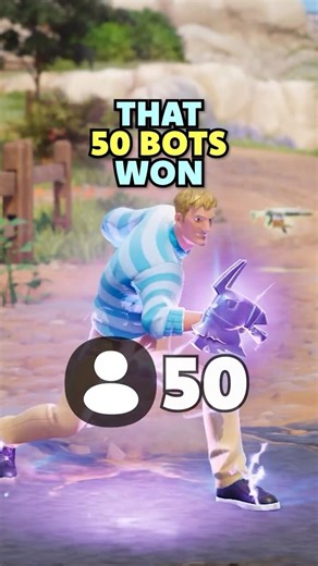 The Fortnite Game That 50 BOTS Won