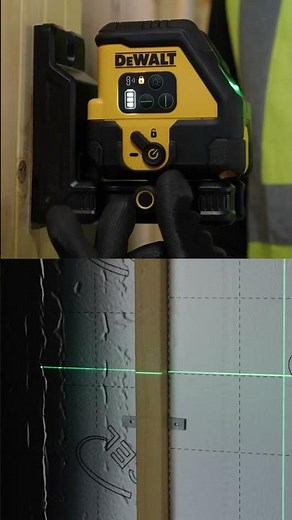 DeWalt DCLE14201GB-XJ USB Cross Line Green Beam Laser