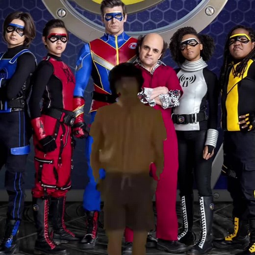 Henry Danger Superhero Costumes in Futuristic Setting