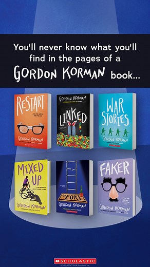 6.2K views · 23 reactions | You'll never know what you'll find in the pages of a Gordon Korman book! Fill your young reader's summer days with stories that are suspenseful, clever, and heartfelt. https://bit.ly/3VvwViM | Scholastic | Facebook