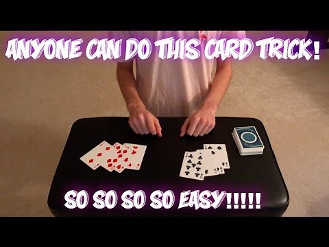 IS THIS THE EASIEST CARD TRICK?!?! Oil And Water Card Trick Performance/Tutorial