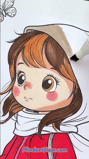 Spring Coloring Page – The Most AESTHETIC Spring Coloring Page EVER! #shorts