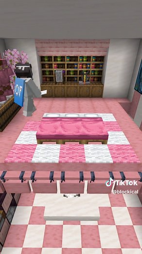 Minecraft Cherry Mountain House Build Tutorial