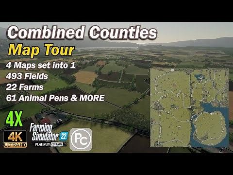Combined Counties | Map Tour | Farming Simulator 22